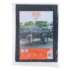 Black & Decker Afdekzeil | BLACK+DECKER | 1.6 x 2.5 meter (140 gr/m2m, Zwart, Waterdicht) 871125223593 K180107528 - 3