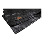 Black & Decker Afdekzeil | BLACK+DECKER | 3 x 4 meter (90 gr/m2, Zwart, Waterdicht) 871125223594 K180107529 - 1