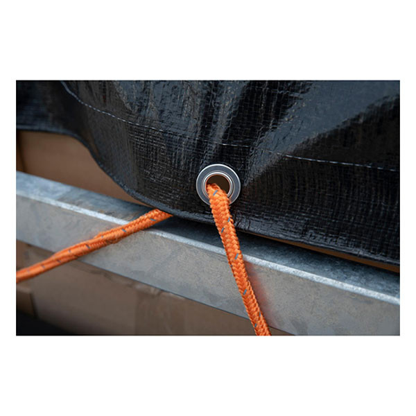 Black & Decker Afdekzeil | BLACK+DECKER | 3 x 4 meter (90 gr/m2, Zwart, Waterdicht) 871125223594 K180107529 - 4