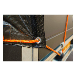 Black & Decker Afdekzeil | BLACK+DECKER | 3 x 4 meter (90 gr/m2, Zwart, Waterdicht) 871125223594 K180107529 - 5