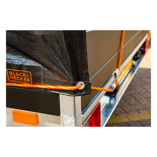 Black & Decker Afdekzeil | BLACK+DECKER | 3 x 4 meter (90 gr/m2, Zwart, Waterdicht) 871125223594 K180107529 - 6