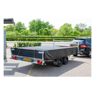 Black & Decker Afdekzeil | BLACK+DECKER | 3 x 4 meter (90 gr/m2, Zwart, Waterdicht) 871125223594 K180107529 - 8