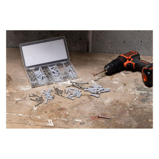 Black & Decker Assortimentsdoos met schroeven | BLACK + DECKER | 249 stuks (Universeel) 871125223828 K100702789 - 4