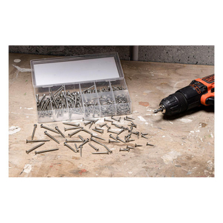 Black & Decker Assortimentsdoos met schroeven | BLACK + DECKER | 332 stuks 871125223826 K100702787 - 4