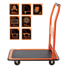 Black & Decker Plateauwagen | BLACK + DECKER | BXWT-H303 (Inklapbaar, Max. 80 kg) 871749663772 K101303027 - 4