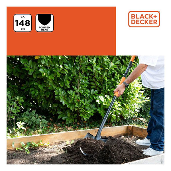 Black & Decker Puntspade | BLACK + DECKER | 148 cm (Ronde punt, Glasvezel, Roestvrij) 871125223442 K170113393 - 8
