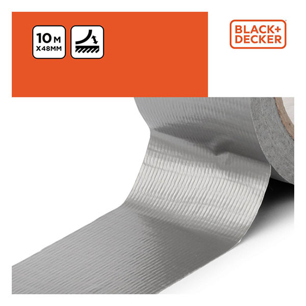 Black & Decker Reparatietape | BLACK+DECKER | 10 meter (Waterdicht, Binnen/Buiten, 48 mm) 871125223872 K100702794 - 4
