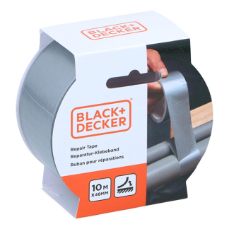 Black & Decker Reperatietape | BLACK+DECKER | 10 meter (Waterdicht, Binnen/Buiten, 48 mm) 871125223872 K100702794 - 2
