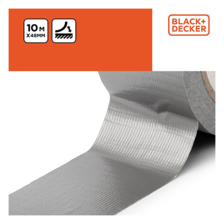 Black & Decker Reperatietape | BLACK+DECKER | 10 meter (Waterdicht, Binnen/Buiten, 48 mm) 871125223872 K100702794 - 4