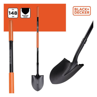 Black & Decker Schep | BLACK + DECKER | 148 cm (Ronde punt, Glasvezel, Roestvrij) 871125223442 K170113393 - 5