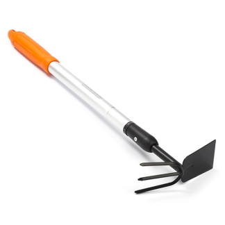 Black & Decker Schoffelhark | BLACK+DECKER | 66 tot 101 cm (3 tanden, Verstelbaar, Geadoniseerd Aluminium) 871125223531 K170116589 - 1