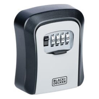 Black & Decker Sleutelkluis | BLACK+DECKER | 12 x 9 x 4 cm (Cijferslot, Staal, Muurmontage) 871125223994 K170404343