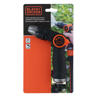 Black & Decker Sproeikop tuinslang | BLACK+DECKER | 3 standen (Verlengstuk, Universeel) 871125223579 K170505391 - 4