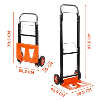 Black & Decker Steekwagen | BLACK + DECKER | BXWT-H305 (Inklapbaar, Max. 90 kg) 871749663773 K101303026 - 2