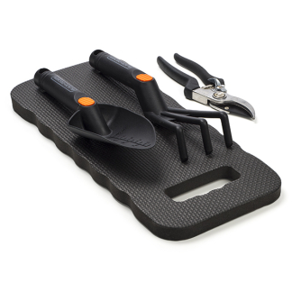Black & Decker Tuingereedschapset | BLACK+DECKER | 4-delig (Snoeischaar, Handhark, Tuinschepje, Kniekussen) 871125223426 K170116610 - 1