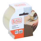 Black & Decker Verpakkingstape | BLACK+DECKER | 50 meter (Transparant, 48 mm) 871125223876 K100702792 - 2