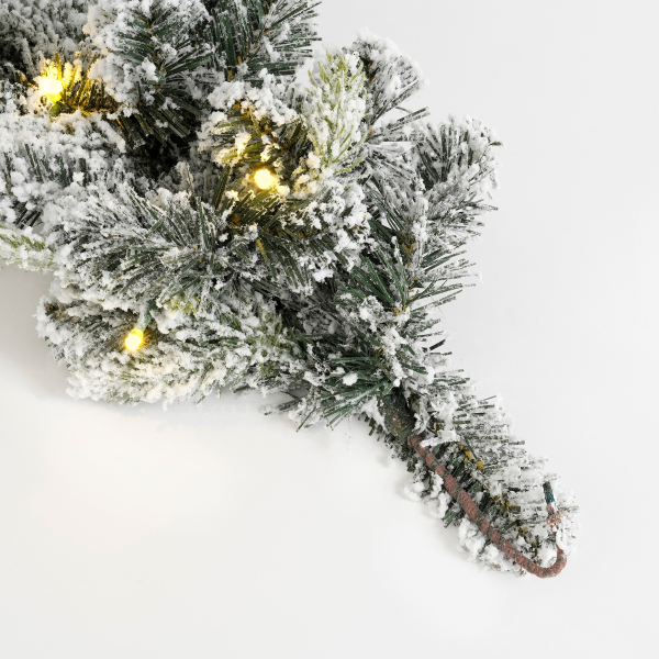 Black Box Guirlande | Black Box | Grimshaw | 2.7 meter (40 leds, Besneeuwd, Timer, Batterijen, Binnen) 1183868 K151100125 - 3