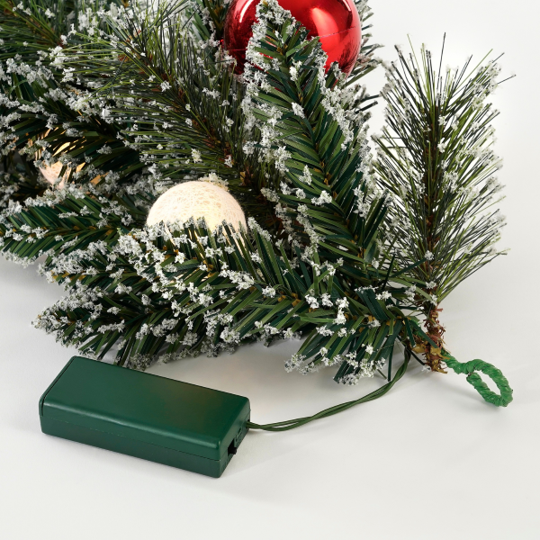 Black Box Guirlande | Black Box | Kaprun | 2.7 meter (20 leds, Besneeuwd, Decoratie, Timer, Batterijen, Binnen) 1166288 K151100141 - 3