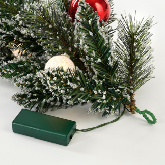Black Box Guirlande | Black Box | Kaprun | 2.7 meter (20 leds, Besneeuwd, Decoratie, Timer, Batterijen, Binnen) 1166288 K151100141 - 3