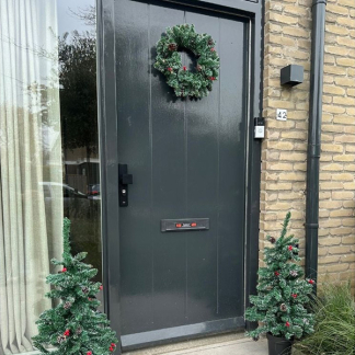 Black Box Kerstkrans | Black Box | Creston | Ø 45 cm (Bevroren, Binnen/Buiten) 1015793 K151100108 - 3