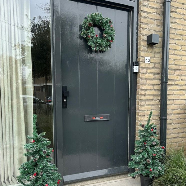 Black Box Kerstkrans | Black Box | Creston | Ø 45 cm (Bevroren, Decoratie, Binnen/Buiten) 1015793 K151100108 - 3