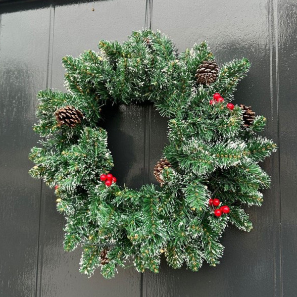 Black Box Kerstkrans | Black Box | Creston | Ø 45 cm (Bevroren, Decoratie, Binnen/Buiten) 1015793 K151100108 - 2