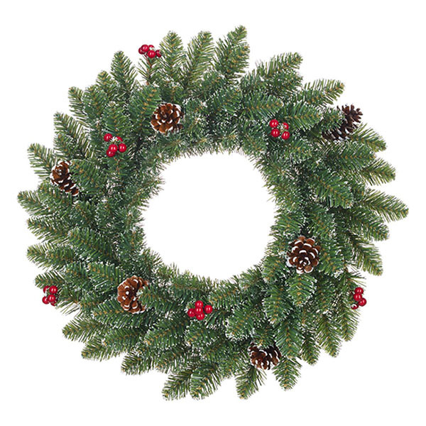 Black Box Kerstkrans | Black Box | Creston | Ø 60 cm (Bevroren, Decoratie Binnen/Buiten) 1015794 K151100109 - 1