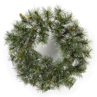 Black Box Kerstkrans | Black Box | Glendon | Ø 45 cm (Groen, Bevroren, Binnen/Buiten) 1015805 K151100100