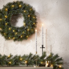 Black Box Kerstkrans | Black Box | Glendon | Ø 60 cm (30 leds, Groen, Bevroren, Batterijen, Binnen/Buiten) 1015816 K151100105 - 4