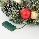 Black Box Kerstkrans | Black Box | Kaprun | Ø 45 cm (10 leds, Besneeuwd, Decoratie, Timer, Batterijen, Binnen) 1166289 K151100142 - 4