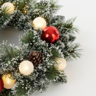 Black Box Kerstkrans | Black Box | Kaprun | Ø 60 cm (15 leds, Besneeuwd, Timer, Batterijen, Binnen) 1166290 K151100143 - 3
