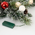 Black Box Kerstkrans | Black Box | Kaprun | Ø 60 cm (15 leds, Ster, Besneeuwd, Decoratie, Timer, Batterijen, Binnen) 1166294 K151100144 - 4