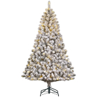 Kunstkerstboom | Black Box | Charlton | 2.15 meter (360 leds, 805 tips, PVC, Besneeuwd)