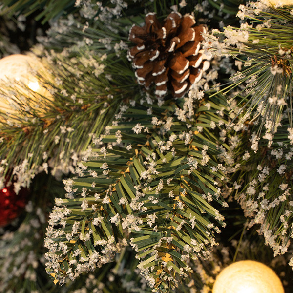 Black Box Kunstkerstboom | Black Box | Kaprun | 45 cm (8 leds, Besneeuwd, Decoratie, Timer, Batterijen, Binnen) 1166291 K151100123 - 4