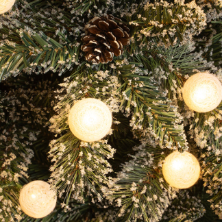 Black Box Kunstkerstboom | Black Box | Kaprun | 45 cm (8 leds, Besneeuwd, Timer, Batterijen, Binnen) 1166291 K151100123 - 3
