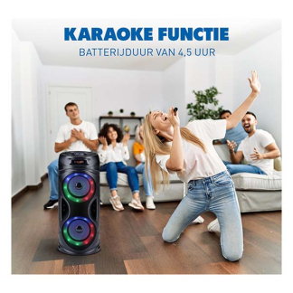 Bluetooth speaker | 16 x 16 x 38.5 cm (10W, RGB, Spatwaterdicht) 871125225650 K105005276 - 6