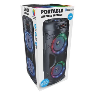 Bluetooth speaker | 16 x 16 x 38.5 cm (10W, RGB, Spatwaterdicht) 871125225650 K105005276 - 9