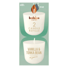 Bolsius CleanLight navulling | Vanilla & Tonka Bean | 2 stuks (Palmolievrij, 24 branduren) 101924030574 K150303450 - 1