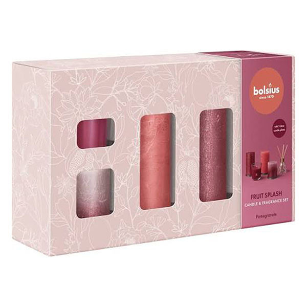 Bolsius Geschenkset | Bolsius | Fruit Splash | Set van 5 (Rood) 103693276884 K150303482 - 1