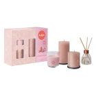 Bolsius Geschenkset | Bolsius | Whispers of Bloom | Set van 4 (Roze) 103693281585 K150303480 - 2