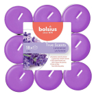 Geurtheelichten | Bolsius | Lavender | 18 stuks (True Scents, Plantaardige wax, 4 branduren)