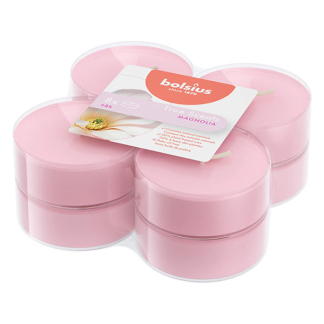 Bolsius Geurtheelichten | Bolsius | Magnolia | 8 stuks (True Scents, Plantaardige wax, 8 branduren) 101925221804 K150303466 - 1
