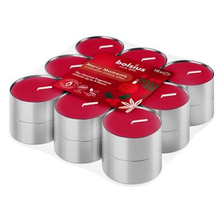 Bolsius Geurtheelichten | Bolsius | Merry Moments | 18 stuks (True Glow, Plantaardige wax, 4 branduren) 101926943496 K150303475
