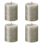 Bolsius Stompkaars | Bolsius | Champagne | 8 x Ø 6.8 cm | 4 stuks (Rustiek, Shimmer) 103667637007 K150303439 - 1