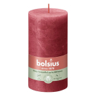 Bolsius Stompkaars | Bolsius | Delicate Red | 13 x Ø 6.8 cm | 4 stuks (Rustiek) 103668790341 K150303433 - 2