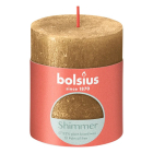 Bolsius Stompkaars | Bolsius | Gold | 8 x Ø 6.8 cm | 4 stuks (Rustiek, Shimmer) 103667637082 K150303440 - 2