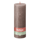 Bolsius Stompkaars | Bolsius | Rustic Taupe | 19 x Ø 6.8 cm | 4 stuks (Rustiek) 103668850324 K150303436 - 2
