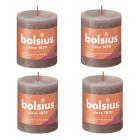 Bolsius Stompkaars | Bolsius | Rustic Taupe | 8 x Ø 6.8 cm | 4 stuks (Rustiek) 103668780324 K150303428 - 1