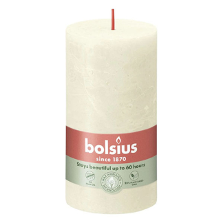 Bolsius Stompkaars | Bolsius | Soft Pearl | 13 x Ø 6.8 cm | 4 stuks (Rustiek) 103668790305 K150303431 - 2