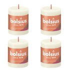 Bolsius Stompkaars | Bolsius | Soft Pearl | 8 x Ø 6.8 cm | 4 stuks (Rustiek) 103668780305 K150303427 - 1